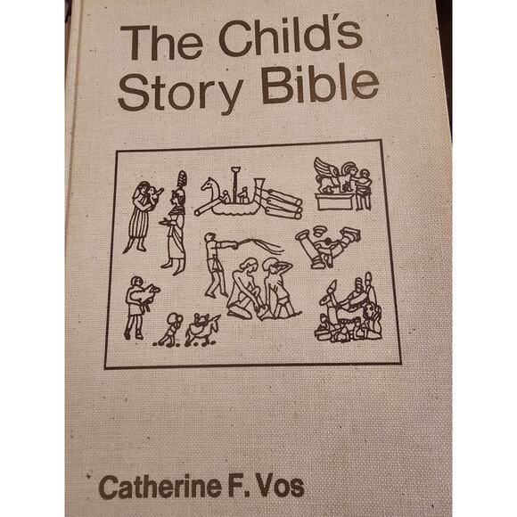 Child's Story Bible Catherine F. Vos Vtg. 1966 4th Edition Hard Cover Dust Jackt - Picture 2 of 8